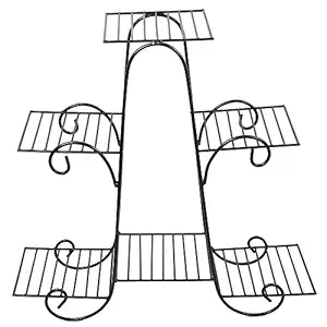 Kraft Seeds Presents Light Weight Strong and Durable Metal Stand for 6 Pots/Planters (Model: KSMP1200)