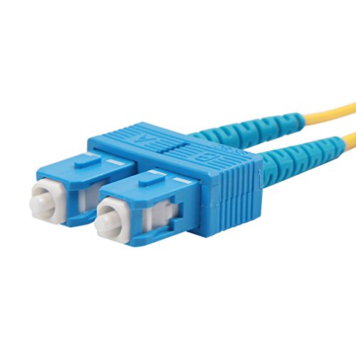 10Gtek OS2 LC-SC Faseroptik Patchkabel, 9/125 Singlemode Duplex Kabel, 1 Meter (3 Fuß) - 5