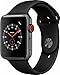 Price comparison product image Apple Watch Series 3 (42mm) Space Grey Aluminium Watch Case 16GB GPS + Cellular with Black Sport Band