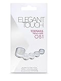 Elegant Touch False Acrylic Toe Nails - French Bare 051 (24 Nails)