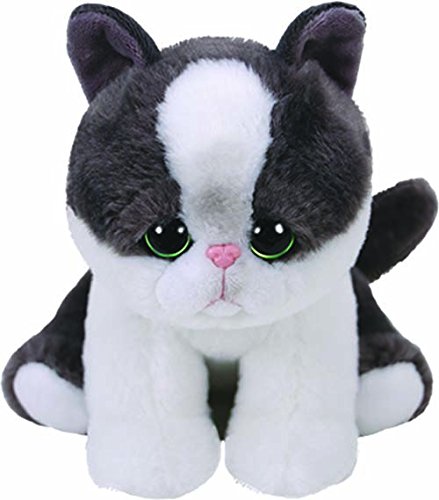 Preisvergleich Produktbild TY 42273 Yang, Katze schwarz / weiß 15cm, Beanie Babies