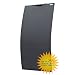 Produktbild 110 W schwarze semiflexiblem Solar Panel aus Back-Contact Zellen mit robuster ETFE Beschichtung, für Wohnmobil, Wohnwagen, Wohnmobil, RV, Boot, Yacht, LKW, Trailer, oder eine Solar Power System