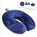 Produktbild Slinlu Reisekissen, tragbare Langstreckenflugzeuge Auto U-förmige Nackenkissen, weiche Memory Cotton Stuhlkissen,Navy