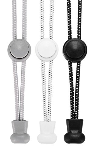 Ducomi® elasticshoes - 2 Pairs of Elastic Laces Self-Locking with laces for shoes gymnastics - Quick and Simple Closure