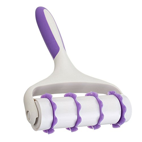 OUNONA Dekorieren Werkzeuge Kunststoff Fondant Ribbon Cutter (Lila)