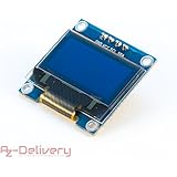 AZDelivery 128 x 64 Pixel 0,96 Zoll OLED I2C Display für Arduino und Raspberry Pi mit gratis eBook