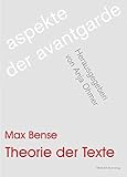 Image de Theorie der Texte: Eine Einführung in neuere Auffassungen und Methoden (Aspekte der Avantgarde)
