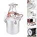 Produktbild YUHT Farbspritzsystem,Farbspritzgerät, 10 l Neuer rostfreier Hochdrucktopf und Spritzpistole mit Kaliber .2.0 Luftfarbtank-Sprühsystem Komplette Kits für Bunte Latexfarben