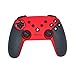 Produktbild jEZmiSy Spiel Griff, Dual Schock Kabellos Bluetooth Regler Gamepad zum Nintendo Schalter Profi Konsole, Hand gehalten Griff, leicht und bequem Red