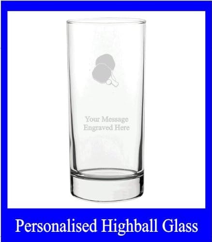 High Ball[Custom] Table Tennis Tall Long Glass HB135 in Silk Lined Gift Box