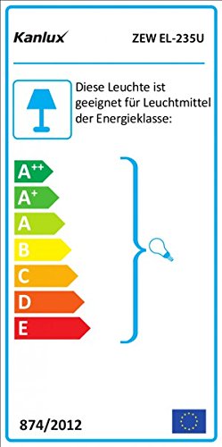 Hochwertige LED Wandleuchte UpDown Alu inkl. 2x LED GU10 Markenstrahler von LEDANDO 7W – grau – warmweiß – für Innen und Außen – IP44 - 6