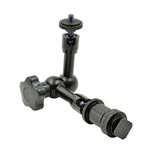 MENGS 7 Zoll Magic Reibung Gelenkarm mit Blitzschuh montieren & Kamera halterung fr DSLR-Kamera - Schwarz