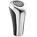 Price comparison product image ASIV Gear Shift Knob in Black and Siliver, 5 Speed Manual as Plug Play Car Parts