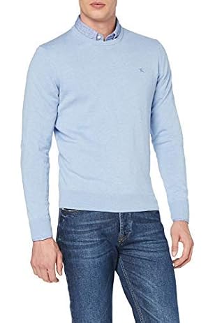 Hackett London Men's Cotton Silk Crew 