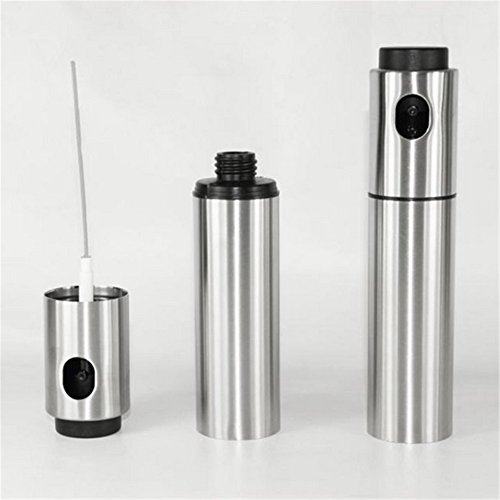 Edelstahl Öl Spray Pumpe, tragbar Fine Mist Olive Essig Spray Flasche, 135 ml – Küche Zubehör Glas Kochen Werkzeug - 5