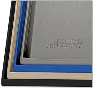 Leashboss Splash Mat XL Dog Food Mat with Tall Lip, 25