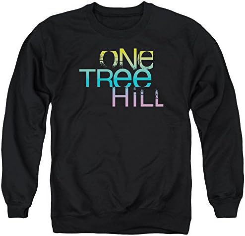 One Tree Hill - Mens Color Blend Logo Sweater, Large, Black