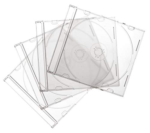 Am Pack 10 Cajas de CDs Slim Transparentes