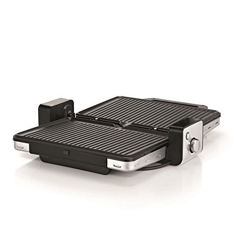 WMF LONO Kontaktgrill 2-in-1, Tischgrill, spülmaschinenfeste Grillplatten, 2100 W, cromargan matt/silber - 12
