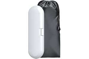 ‎GENERIC001 Reiseetui Kompatibel mit Philips Elektrische Zahnbürste, Reise Etui Hülle mit Samtbeutel Kompatibel mit Zahnbürsten Philips Premium - Weiß