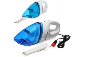 Generico Aspirapolvere per Auto Macchina Potente 12V Aspiratore Portatile Professionale Senza Sacchetto Cavo Accendisigari