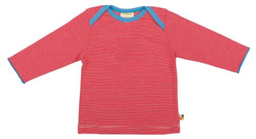 loud + proud Unisex baby Sweatshirt -  Red - Rouge (Tomato) - 12-18 months