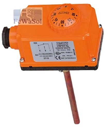 Tauchthermostat TC 100 A Länge 100 mm Regler 0-90°C