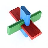 Joyeee® Denksportaufgaben aus Holz Gehirnjogging Puzzle Entwirrung Puzzles – #14 - 2