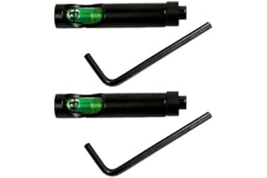 DHI-Y-M-SPY, Tattiche 2PC Metallo Livella a Bolla per 20mm Picatinny Weaver Rail Rifle Scope Mount Caccia Accessori