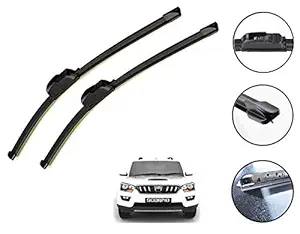 Auto Hub Car Wiper Blades for Mahindra Scorpio - Set of 2 Pcs (D-20,P-20)