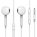 Produktbild qubbi® Kopfhörer In Ear inklusive Lautstärkenregler + Mikrofon für Apple iOS und Android in weiss