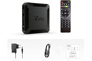IFNI X96Q 1 Go de RAM et 8 Go de ROM Box Android TV Box Media Player Haute qualité (Android 9.0) avec telecommande et Cable HDMI, Lecteur multimédia Boite TV 4K chromecast
