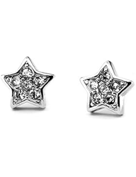 Stern Neodym Magnet Ohrstecker silber medizinischer Edelstahl nickelfrei allergiefrei Energetix 4you 196P mit...