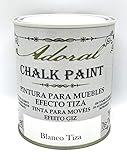 Acabado efecto efecto tiza, mate y liso (chalky paint)