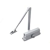 YMK-744 Kapı Hidroliği 60-80 Kg No 4 G&uuml;m&uuml;ş