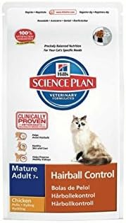 Hill's Science Plan Feline Mature Adult Hairball Control Chicken 1.5kg