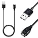 Produktbild Big-Mountain Für Garmin Vivoactive 3, USB Ladestation, Ersatz Data Sync Ladekabel, Ladegerät Adapter Datenzeile Kabel, 100cm (Schwarz)
