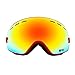 Produktbild YEAZ Summit Ski- Snowboardbrille mit Rahmen rot