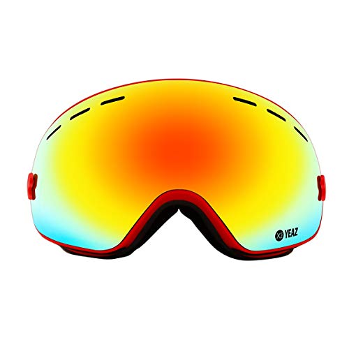Preisvergleich Produktbild YEAZ Summit Ski- Snowboardbrille mit Rahmen rot