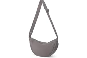 YingStar Women Dumpling Bags Women Men Crescent Bag Girl Cross Body Bag Half Mooon Bag Nylon Crossbody Bags Ladies Chest Bag Mini Shoulder Bag Women Crossbody Sling Bag Phone Bag Casual Hobo Bag