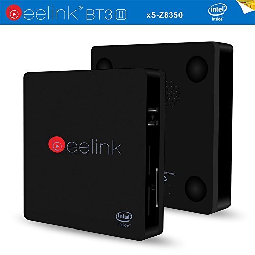 Mini-PC Desktop Beelink BT3Ⅱ 4K Intel Atom x5-Z8350 Processor 64Bit Intel HD Graphics 400 DDR3 2GB bis zu 1.92GHz ,Unterstützt Windows system and Linux system , WiFi IEEE 802.11a / b / g / n 2.4G/5.8G Ethernet 1000Mbps LAN Bluetooth BT 4.0 - 3
