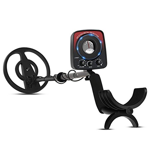 DR.ÖTEK Detector de Metales Ligeros con Pala Plegable, Bobina Impermeable, para Adulto y Principiantes, Encuentra Artefactos, Monedas, Antigüedades