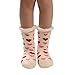 Produktbild ODJOY-FAN Damen Baumwolle Socken, Weihnachten Mittlere Röhre Socken Dicker Drucken Socken Anti-Rutsch Fußboden Socken Plus SAMT Teppichsocken Rutschfest Casual Socks (Weiß,1 PC)