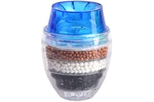 KIRALOVE - Filtro acqua per rubinetto Carbone attivo Casa Cucina purificatore Cartuccia Depuratore colore random
