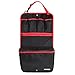 Produktbild Aomaso Rücksitzorganiser Kühler Viele Taschen Reisen Aufbewahrung Tasche(Hitzebeständig) Ablagefächer und Netztaschen Schwarz und rot