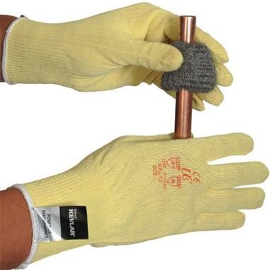 Ultimate Industrial KKL13 - SMALL KKL13 Standard Light Weight Kevlar Gloves, Single Pair, Size 7/Small, Yellow
