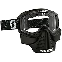 Scott 83X Safari Cross MTB/Paintball gafas incluye Face máscara gafas negro/transparente