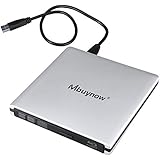 USB 3.0 External Blu-ray Drive, Mbuynow Slim 3D BD CD DVD Blu-ray Disc Writer Burner Player for Apple Mac, Laptop, Plug and Play