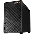 Asustor 2 Bay NAS DRIVESTOR 2 AS1102T, 1.4GHz Quad Core, 2.5GbE Port, 1GB RAM DDR4, Network Attached Storage, Personal Private Cloud (Diskless)
