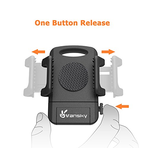 Vansky® Fahrrad Handyhalterung Universal Handy Fahrradtasche Lenker Fahrradzubehör für iPhone 7/ 6 Plus / 6 / 5s / 5 / 4 & Samsung Galaxy S6 Edge / S6 / S5 / S4 / S4 Mini / Note 3 / Note 4 / Note Edge usw. - 4